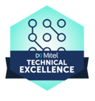 Mitel Technical Excellence Badge